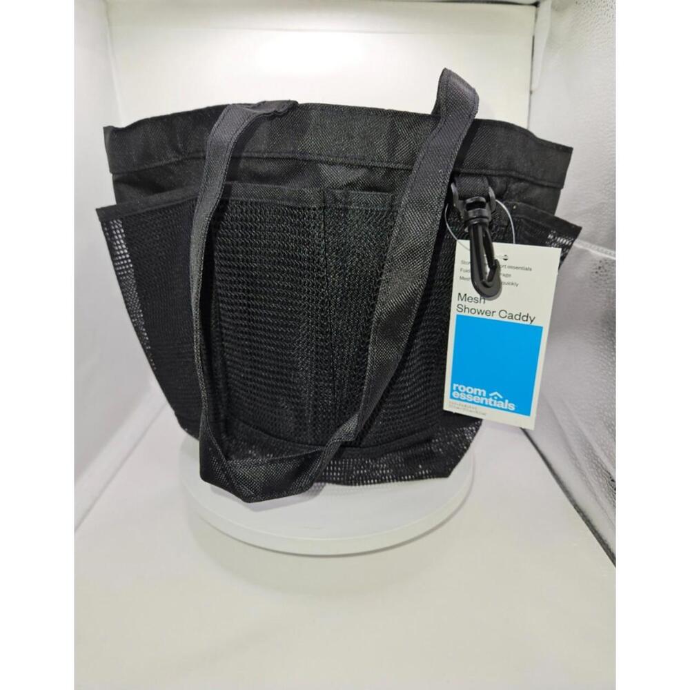 NWT Mesh Shower Caddy - Black